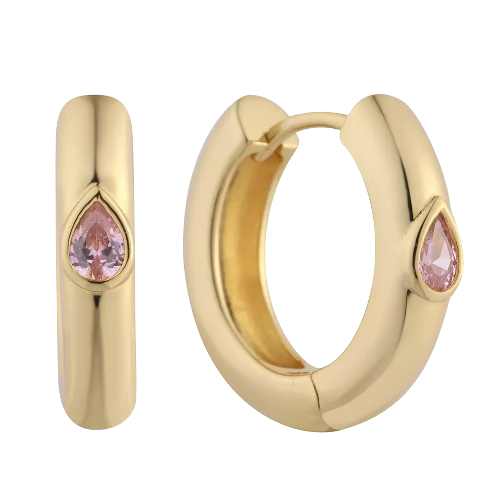 E07750 Pendientes de plata de ley 925 con circonitas c&uacute;bicas