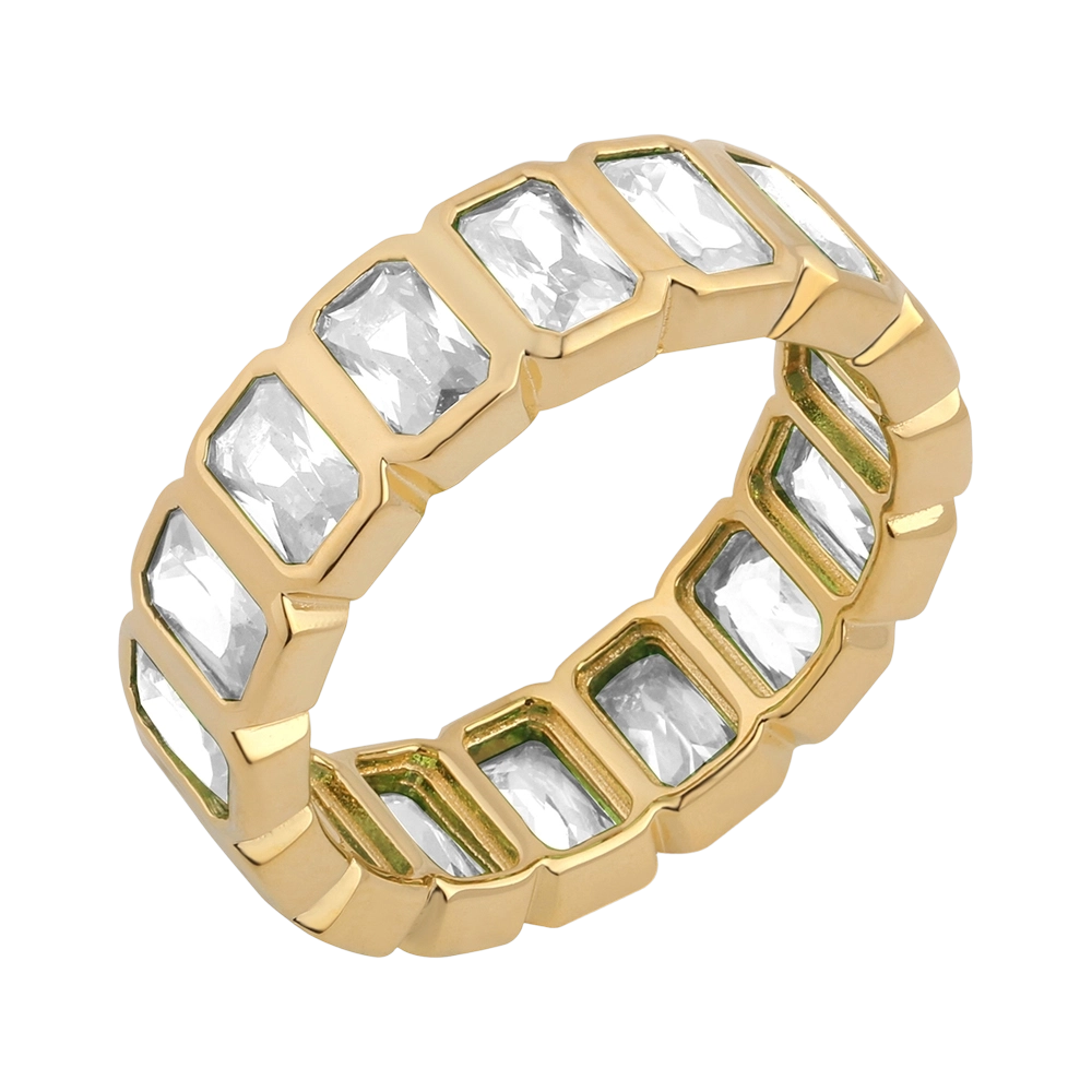 Anillo R02802 de plata de ley 925 con circonitas c&uacute;bicas